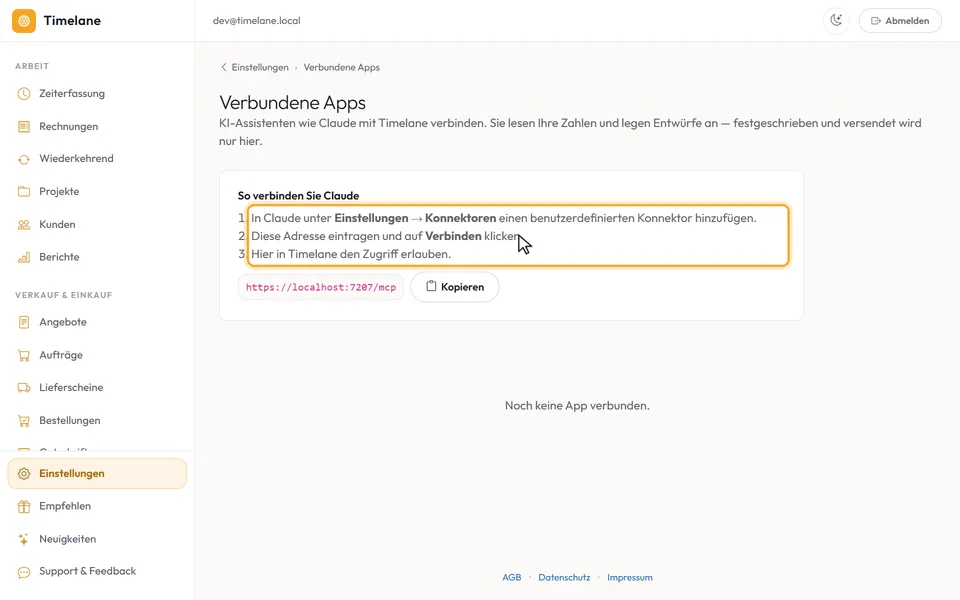KI-Assistenten verbinden