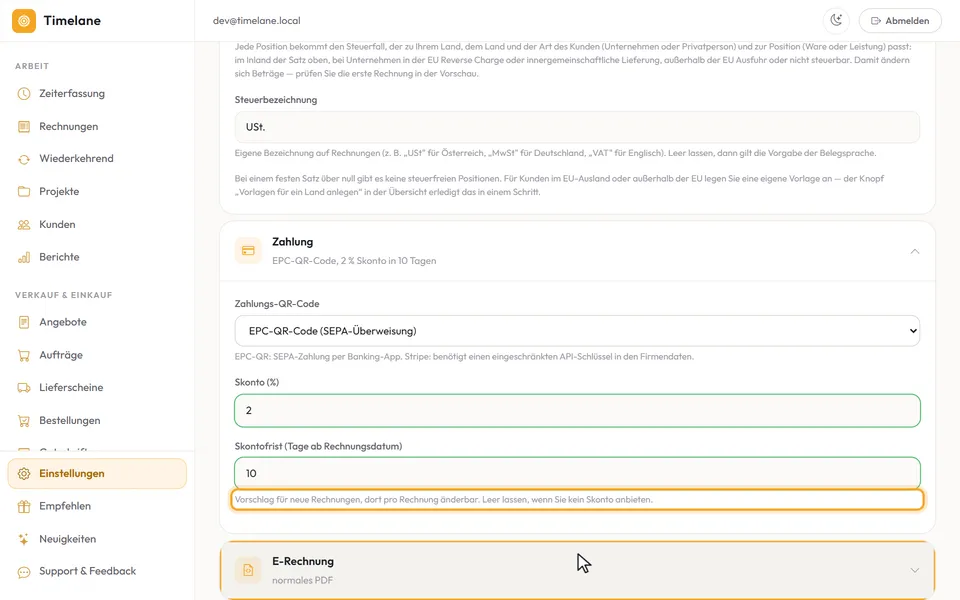 2 % in 10 Tagen eingetragen